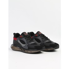 Dunlop | DNP-2234-3511 Siyah Kırmızı - Erkek Spor Ayakkabı