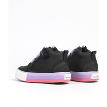 Benetton BN-31143 - 3394 Siyah Lila - Çocuk Spor Ayakkabı
