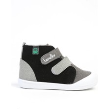 Benetton BN-31182 - 3610 Siyah Gri - Çocuk Spor Ayakkabı