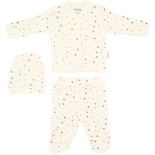 Tiffany Baby Basketboll Organik Theme 3'lü Bebek Zıbın Seti 21078