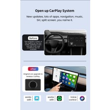 Carlinkit Tesla Kablosuz Carplay Adaptörü Carlinkit T2C Sim Hatsız Model