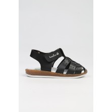 Benetton BN-1204- 3958 Siyah-Çocuk Sandalet