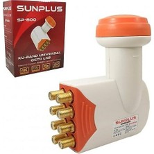 Sunplus Hitech SP-800 8'li Lnb