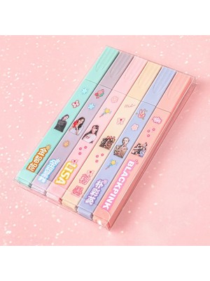 Mingjinshop3 Bir Stil 6 Parça Lytwtw'nin Sevimli Kawaii Oniki Kız Takımyıldızları Fosforlu Ofis Okul Malzemeleri Hediye (Yurt Dışından)