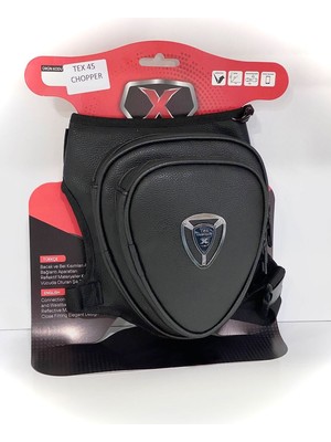 Tex 45 Chopper Deri Bacak Çantası
