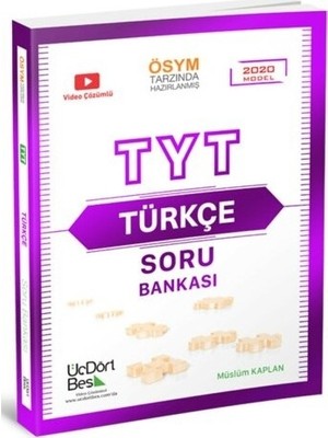 ÜçDörtBeş Yayınları TYT Türkçe Soru Bankası
