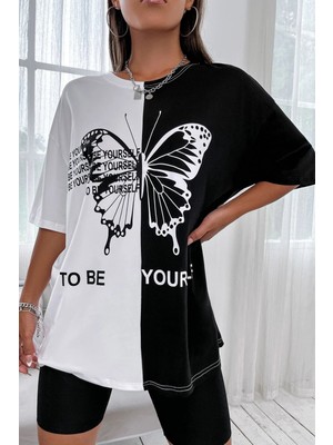 Only Trendwear  To Be Yourself Baskılı Tasarım Tshirt