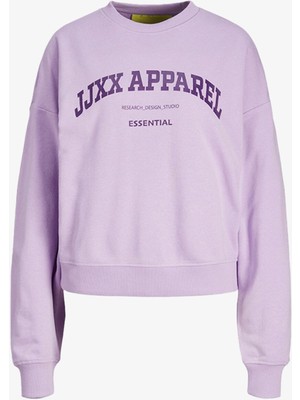 Jjxx Jxriley Reg Ls Kadın Mor Sweatshirt 12248650-LILACBREEZE