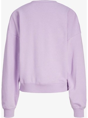 Jjxx Jxriley Reg Ls Kadın Mor Sweatshirt 12248650-LILACBREEZE