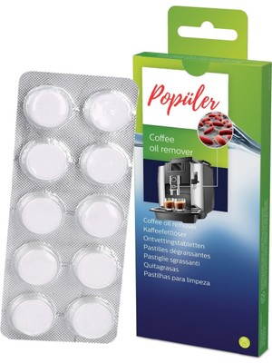 Populer  CA6704/10 Kahve Makinesi ile Uyumlu Yağ Çözücü Tablet