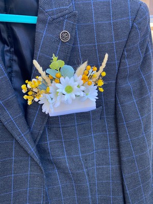 Zb Flowers Damat Yaka Çiçeği Sağdıç Çiçeği,gelin Çiçeği,yaka Çiçeği