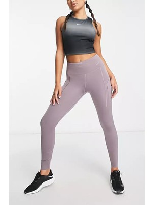 Nike Dri-Fit Swoosh Running Crop Kesim Kadın Spor Atlet