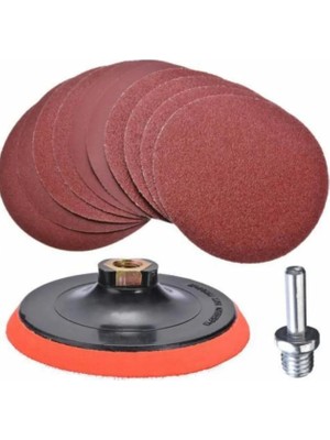 ByKurt Cırt Zımpara Seti 115 mm 32 Parça 150 -400 Kum