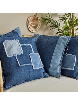 Karaca Home Reve Dolgulu Denim Kırlent