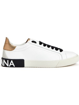 Dolce & Gabbana Portofino Vintage Calfskin Sneakers