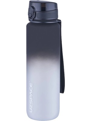 Uzspace Fiftyfifty 1000ML Büyük Boy Çift Renk Softtouch Ff Collection Tritan Su Matarası