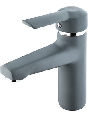 FOMA Vista Grey Lavabo Bataryası Antrasit Gri 1022AG