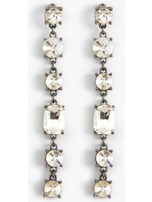 Koton Kristal Taşlı Sallantılı Küpe