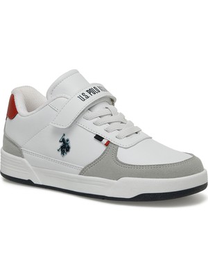 U.S. Polo Assn. Clıne Jr 4fx Beyaz Erkek Çocuk Sneaker