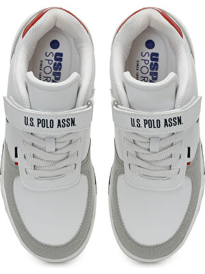 U.S. Polo Assn. Clıne Jr 4fx Beyaz Erkek Çocuk Sneaker