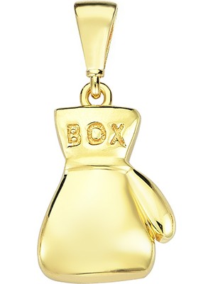 Altın Sepeti Altın Boks Eldiveni Kolye Ucu