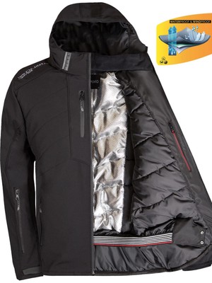 Delpino Su ve Rüzgar Geçirmez Termal Softshell Erkek Mont