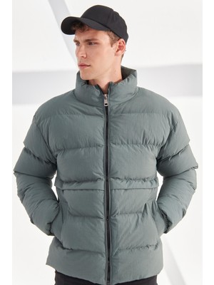 Delpino Su ve Rüzgar Geçirmez Erkek Şişme Mont