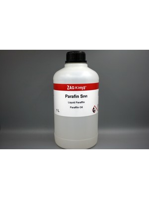 Zag Kimya Parafin Sıvı Farmasötik Kalite 1 Lt