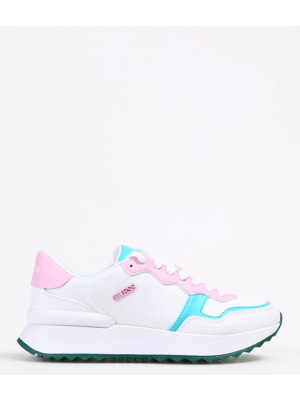 Guess Beyaz - Pembe Kadın Sneaker FLPVN2ELE12WHIPI