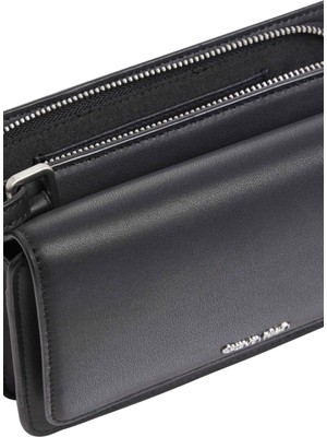 Calvin Klein Siyah Kadın 17X13,5X4,5 cm Cüzdan K60K611434BEH