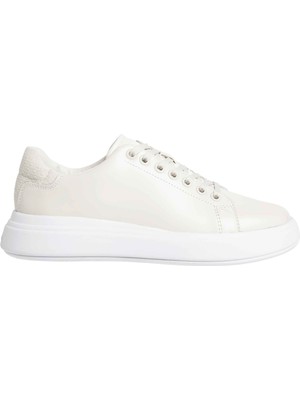 Calvin Klein Ekru Kadın Deri Sneaker HW0HW01878ACG
