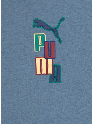 Puma Düz Mavi Erkek Çocuk T-Shirt 67926920-READY Set Better Tee