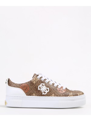 Guess Kahve - Bej Kadın Sneaker FLPGN4FAL12BEIBR