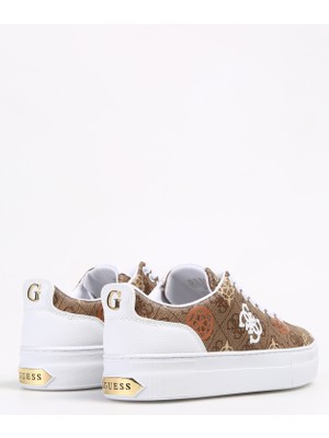 Guess Kahve - Bej Kadın Sneaker FLPGN4FAL12BEIBR