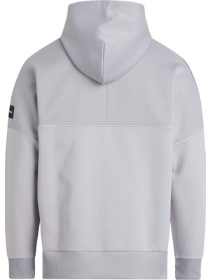 Calvin Klein Kapüşon Yaka Gri Erkek Sweatshirt K10K112257P8N