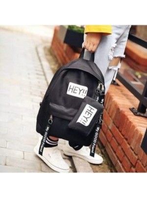 Tekno Trust Unisex Siyah Sezonun Trend Spor Sırt Çantası