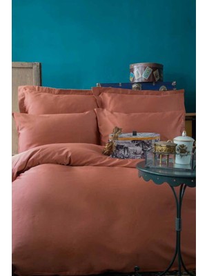 İssimo Simply Bakır Saten Fitted Set 180*200/50*70(2)