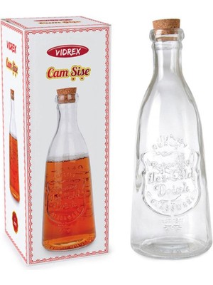 İpek Mantar Kapaklı Şişe - 1,3 lt