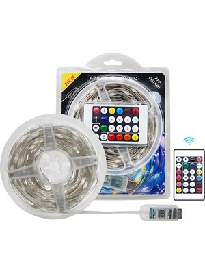 Aukes Rgb Wifi Şerit LED Kumandalı 5 Metre Ses Duyarlı SD609