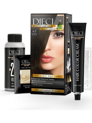 DIECI''10 Eko Kit Saç Boyası 6.0 Koyu Kumral Dark Blond