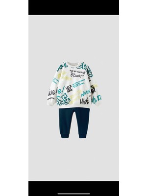 Orca Kids Fashion 1-6 Yaş Aralığı Grafiti Desenli Eşofman Takımı