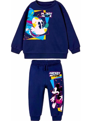 Orca Kids Fashion 2-8 Yaş Aralığı Mickey Mause Baskılı Eşofman Takım