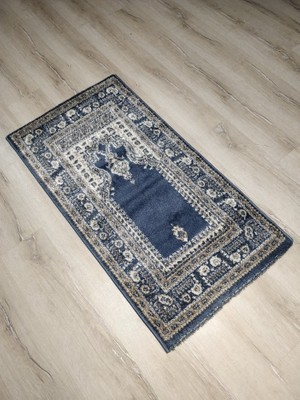 Yamalı Home Halı Sarayı 2 Adet Sihir Namazlık Seccade NM012 Mavi 60X115CM