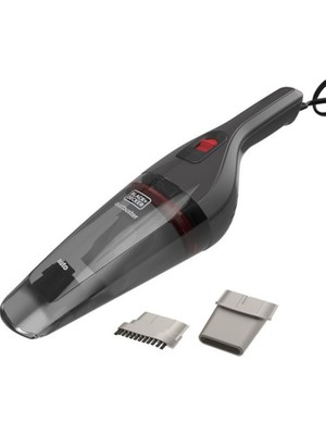 Black & Decker NVB12AV-XJ Araç Süpürgesi - Siyah