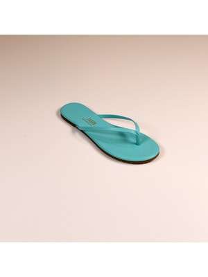 Tkees Kadın Turkuaz Parmak Arası Terlik