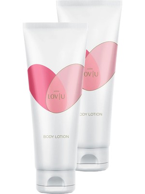 Avon Lov U Kadın Vücut Losyonu 125 ml İkili Set Aşkın Kokusu ile Nemlendirici
