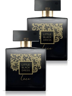 Avon Little Black Dress Lace Kadın Parfüm EDP 50 ml Çiçeksi Koku İkili Set