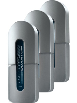 Avon Full Speed Quantum Erkek Parfüm Edt 75 Ml. Üçlü Set