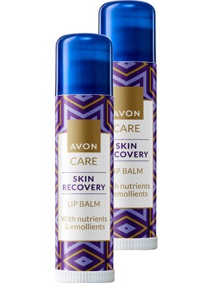 Avon Care Skin Recovery Dudak Balmı 2 Adet Besleyici ve Yumuşatıcı Özellikli Set