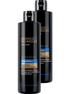 Avon Advance Techniques Hydra Boost Nemlendirici Şampuan 400 Ml. Ikili Set
